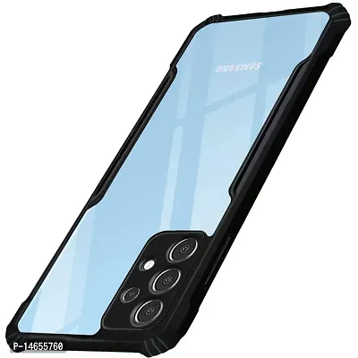 MOBIKTC for Samsung Galaxy A32 4G Back Cover Bumper Case Cover Transparent Plating Shockproof Back Cover fo Samsung Galaxy A32 4G-Black Bumper-thumb2