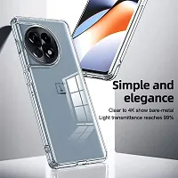 MOBIKTC Ultra Clear Back Cover Case for OnePlus 11R 5G | Slim Fit Protective Design | Ultra Matte Finish | Camera Protection Bump | Soft Silicon Back Cover Case for OnePlus 11R 5G (TPU | Clear)-thumb1