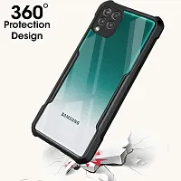 MOBIKTC for Samsung Galaxy M62/F62 Back Cover Shockproof Hybrid TPU  PC Transparent Case for Samsung Galaxy F62 / M62 (Black Bumper)-thumb1