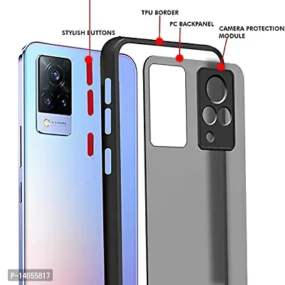 MOBIKTC Back Cover Case for Realme Narzo 50A (Camera Protection | Smoke Translucent | Thermoplastic | Blue)-thumb4