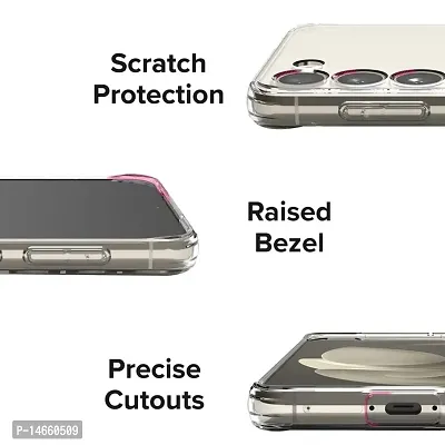 MOBIKTC Camera Protection Crystal Clear Soft Silicon Back Cover Case for Samsung Galaxy S23 5G | Transperent-thumb4