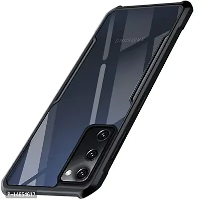 MOBIKTC for Samsung Galaxy S20 FE/S20 FE 5G Back Cover Case [Shockproof Crystal Clear | 360 Degree Protection | Protective Design | Transparent] Back Cover for Samsung Galaxy S20 FE/S20 FE 5G (Black Bumper)-thumb0