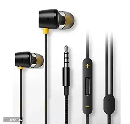 MOBIKTC Wired in Ear Earphone with Mic (Black)-thumb0