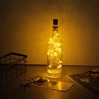 One Click Picks 5 Cork Wine Whisky Bottles lights for balcony living room curtains mirror bottles bedroom decoration battery operated,3m Cork Lamp Gift,20 LED Warm White Copper Wire Fairy String Light-thumb3