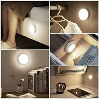 Ashtavinayak Store Wardrobe Motion Sensor Light for Home with USB Charging Wireless Rechargeable Sensor Wall Light for Hallway, Wardrobe, Bedroom, Stairs (White, Pack of 2)-thumb4