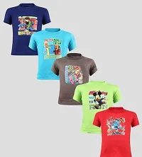 Boys Half sleeve T-shirts 5 Combo-thumb1