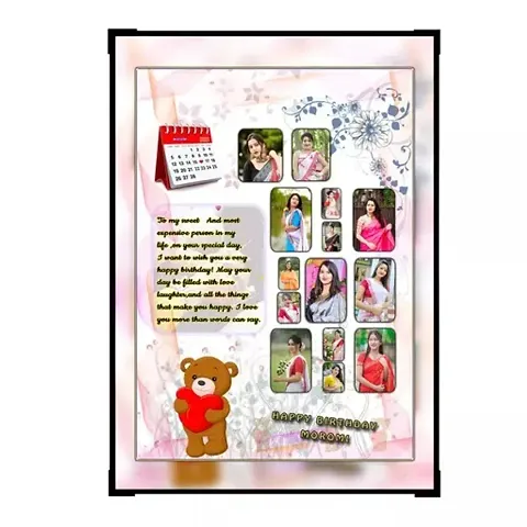 Customized collage Photo frame Laminatifor friends gift