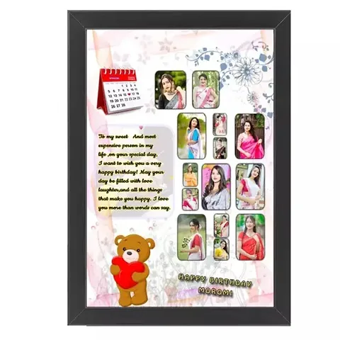 Customized collage Photo frame Laminatifor friends gift