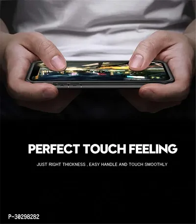 Back Cover for Redmi Note 9 Black Transparent Grip Case-thumb5