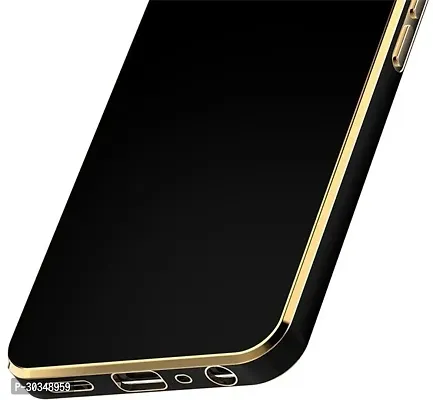 Back Cover for OPPO A78 5G Black Gold Electroplated Silicon-thumb4