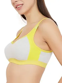 Stylish Multicoloured Cotton Solid Bras For Women Pack Of 2-thumb1