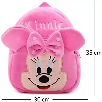 Combo Kids School Bag Soft Plush Backpacks Cartoon Boys Girls Baby (2-5 Years)-thumb1