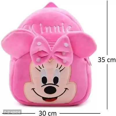 Combo Kids School Bag Soft Plush Backpacks Cartoon Boys Girls Baby (2-5 Years)-thumb2