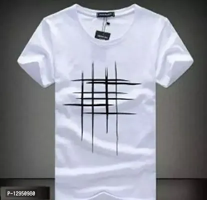 Trendy Men Polyester Round Neck Men T-shirt-thumb0