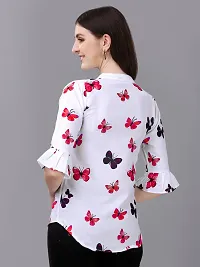 Beautiful Butterfly Printed Top For Women-thumb3