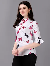 Beautiful Butterfly Printed Top For Women-thumb1