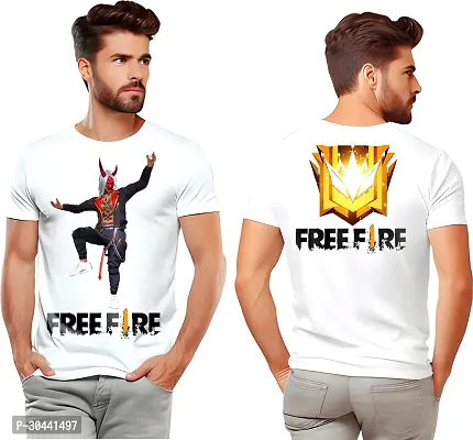 Stylish Polyester Printed T-Shirt for Men Pack of 1