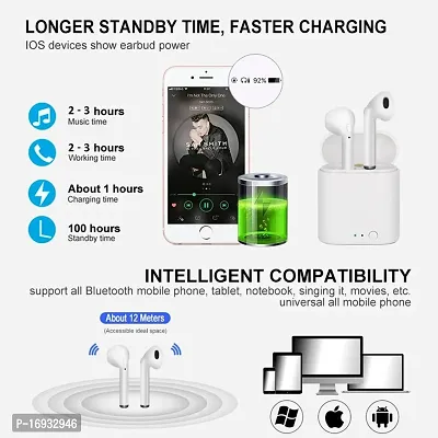 i7s TWS Bluetooth V5.1 Earbuds Active Noise Cancelling-thumb2