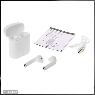 i7s Tws Mini Earphone Bluetooth Headset  (White, True Wireless)-thumb0