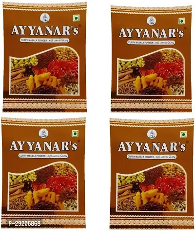 Ayyanars Curry Masala Powder ( for all Veg and Non Veg Dishes) (4 x 50 g)