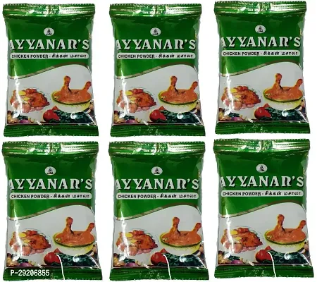 Ayyanars Chicken Masala 300g | NO PRESERVATIVES | NO ADDED COLOUR (6 x 50 g)