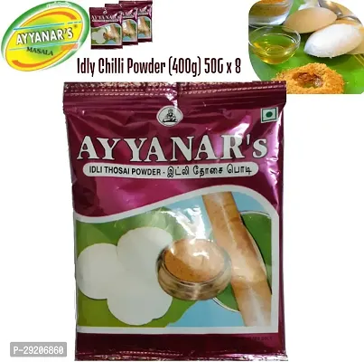 Ayyanars Idly Podi 400G ( Idli / Dosa Chilli Powder) (50g x 8) (8 x 50)-thumb0