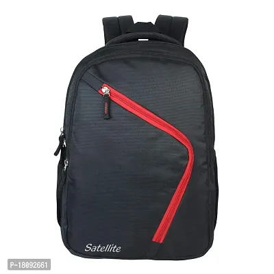 Satellite 30 liter Casual Waterproof Backpack for Men Women Boys Girls Office School College Teens  Students. ( Red)-thumb0