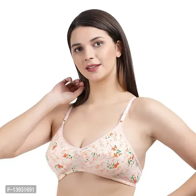 Buy Evaara floral printed padded bra for woman girls ladies Lemon baby pink  peach Online In India At Discounted Prices