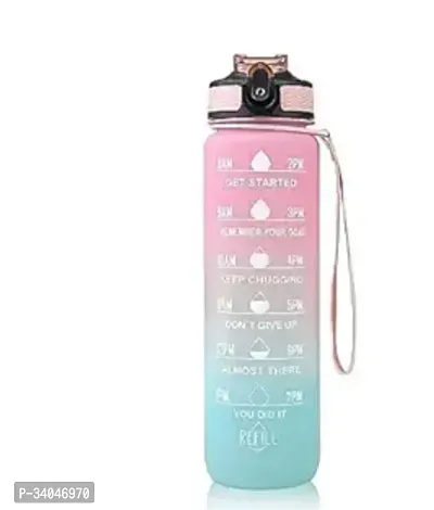 Motivational Time Marker Water Bottle 1 Liter-thumb0