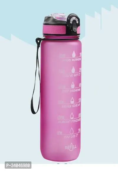 Motivational Time Marker Water Bottle 1 Liter-thumb0