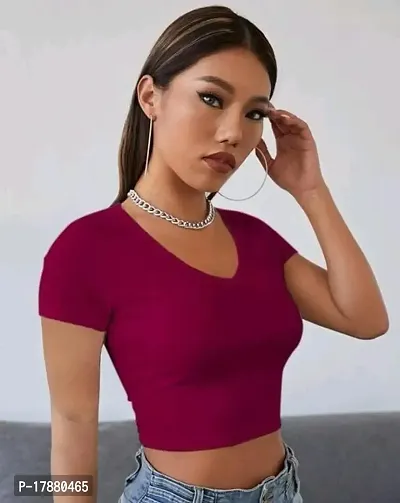 Classy and comfy crop top for women