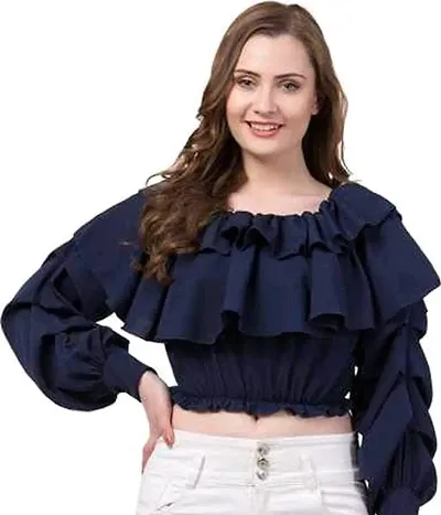 Off Shoulder Crop Top