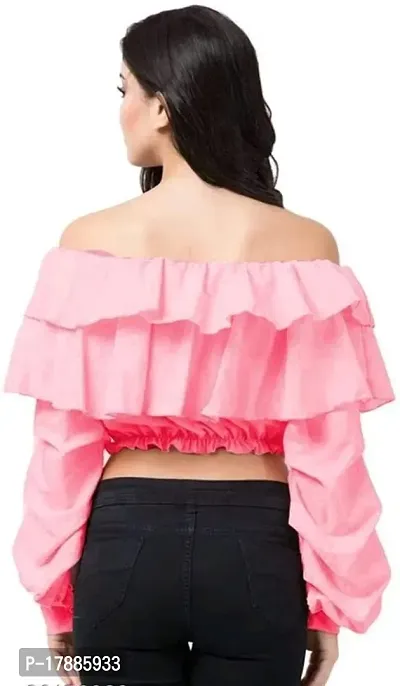 Off Shoulder Crop Top-thumb3