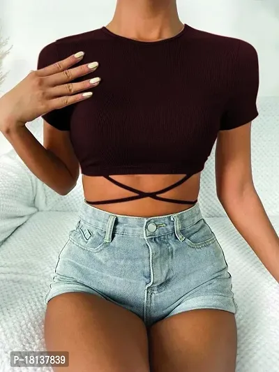 Crossbelt Crop top for women