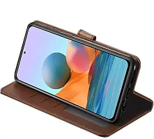 NEXTZONE Flip Cover for Realme C15 Dual Shade Case BrownCoffee Multicolor Magnetic Case Pack of 1-thumb3