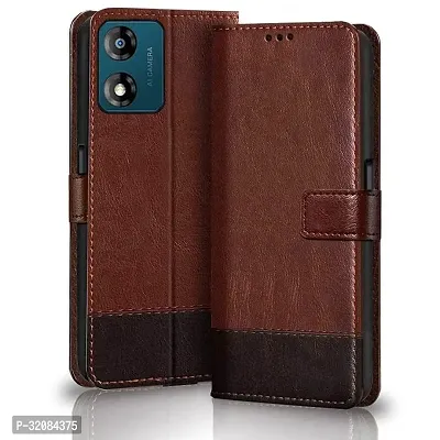 Dual Shade Leather Finish Flip Cover for Moto G04s-thumb0