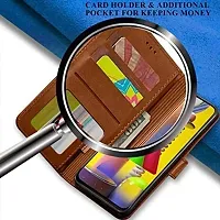 NEXTZONE Flip Cover for Samsung Galaxy S22 Ultra Dual Shade Case BrownCoffee Multicolor Magnetic Case Pack of 1-thumb2