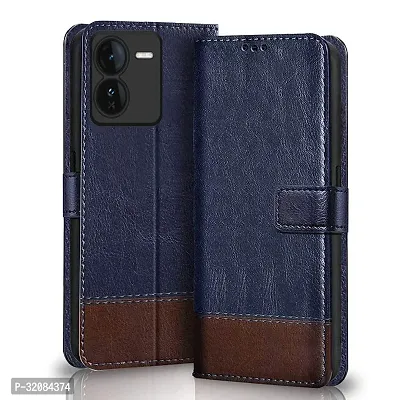 Dual Shade Leather Finish Flip Cover for IQOO Z9x 5G-thumb0