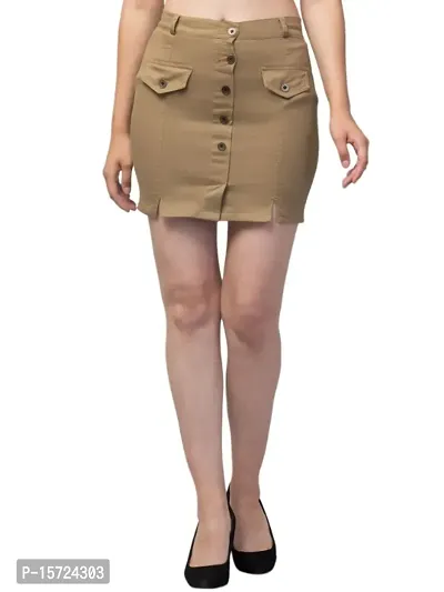 Stylish Women Denim Skirt-thumb0
