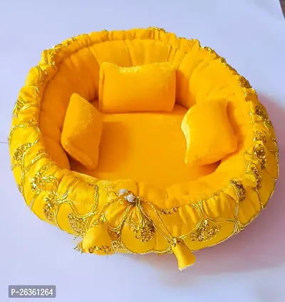 Laddu Gopal  Big Bedding Set Yellow