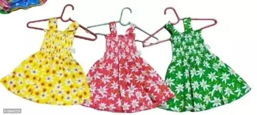 Fabulous Cotton Frocks For Girls Pack Of 3