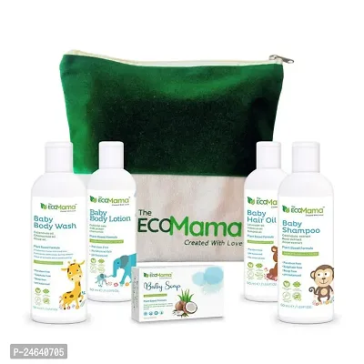The Eco Mama 5 in 1 Essential Baby Care Combo Kit-thumb0