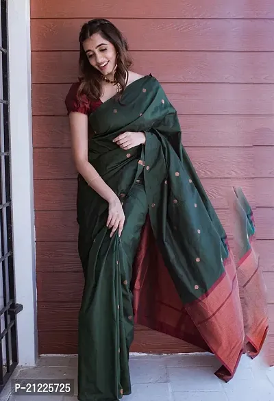 Fancy Art Silk Saree with Blouse Piece for Women-thumb0