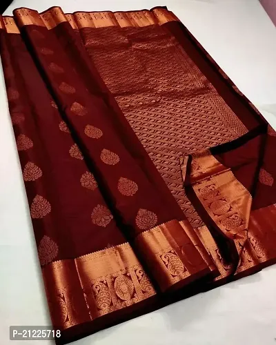 Fancy Art Silk Saree with Blouse Piece for Women-thumb0