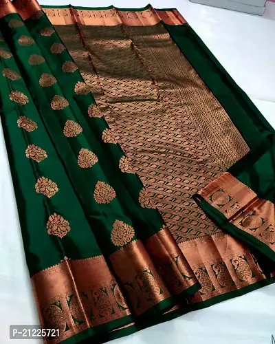 Fancy Art Silk Saree with Blouse Piece for Women-thumb0