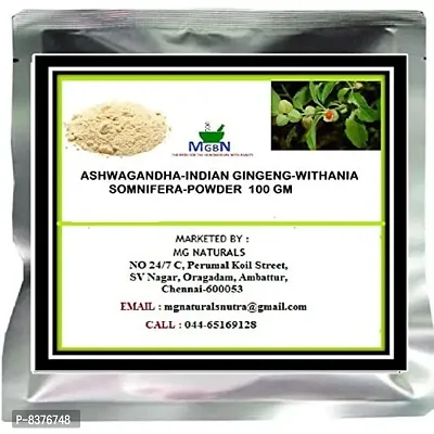 ASHWAGANDHA-INDIAN GINGENG-WITHANIA SOMNIFERA-POWDER 100 GM