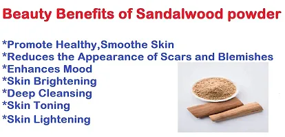 White Sandalwood/Chandan Powder 25 GM (WITH FREE PLANT SEEDS)-thumb3