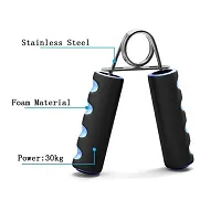 Combo of Skipping Rope and Hand Gripper| Power Strengthener Grip for Hand Exercise.-thumb2