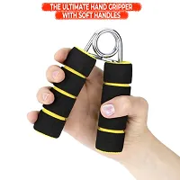 Ajustable Skipping Rope  with Hand Gripper Combo Pack for Men, Women,Men.-thumb3