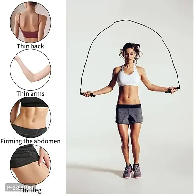 Skipping Rope for Men and Women Jumping Rope With Adjustable Height Speed Skipping Rope for Kids, Women, Girls Rassi Jumping Men for Exercise, Gym, Sports Fitness.-thumb4